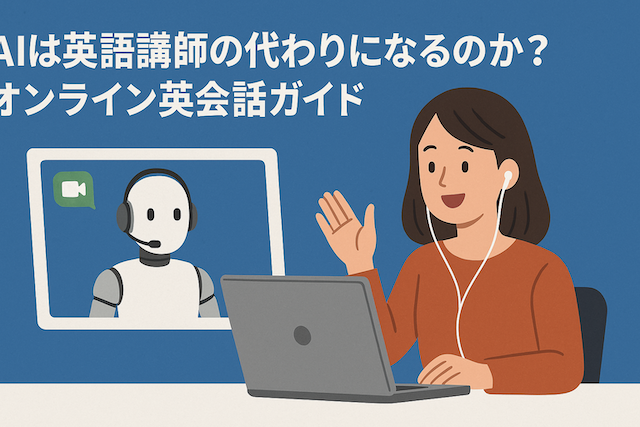 AIは英語講師の代わりになるのか?:オンライン英会話ガイド