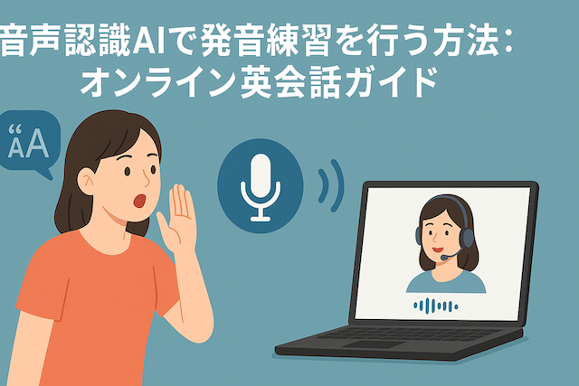 音声認識AIで発音練習を行う方法：オンライン英会話ガイド
