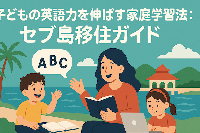 子どもの英語力を伸ばす家庭学習法：セブ島移住ガイド
