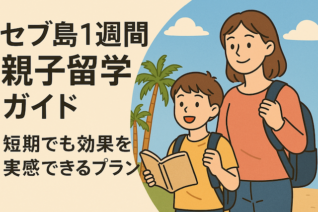 セブ島1週間親子留学ガイド:短期でも効果を実感できるプラン