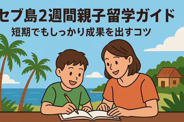 セブ島2週間親子留学ガイド:短期でもしっかり成果を出すコツ