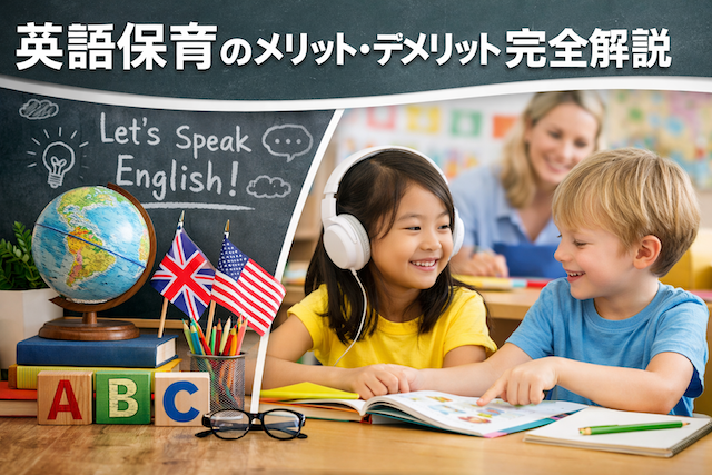 英語保育のメリット・デメリット完全解説