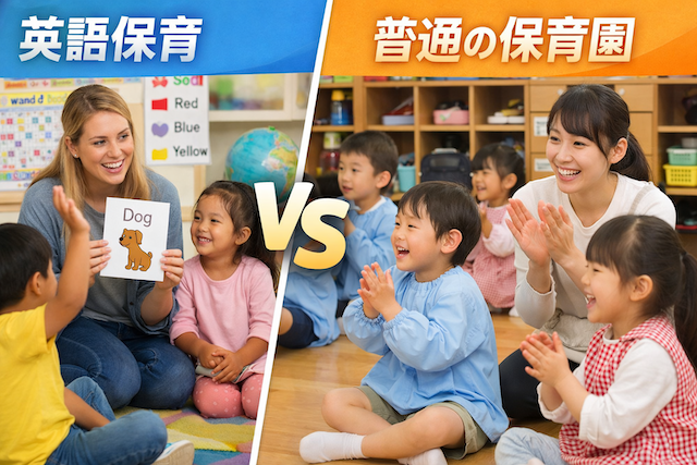 英語保育 vs 普通の保育園【2026年完全ガイド】