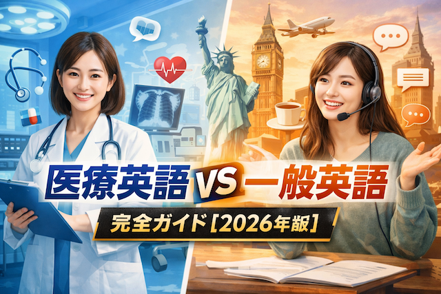 医療英語と一般英語の違い完全ガイド【2026年版】