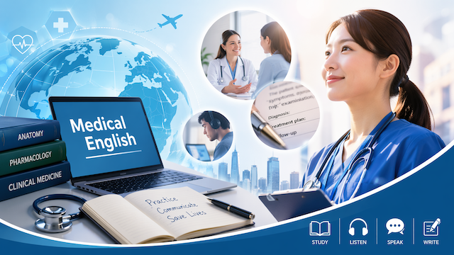 医療英語の勉強法おすすめ【2026年完全ガイド】