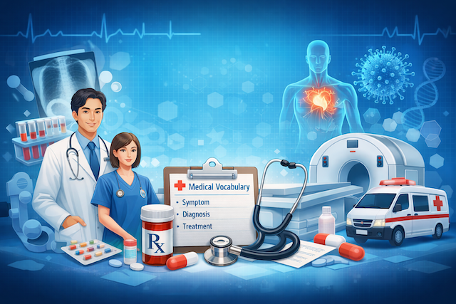 医療英語 基本単語100選【2026年完全ガイド】