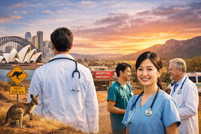 地方勤務ルート（IMG Pathway）のリアル：オーストラリア医師留学ガイド【2026年完全版】