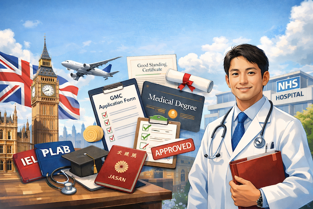GMC登録の流れと必要書類：イギリス医師留学ガイド2026