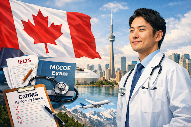 カナダで医師として働く方法｜難易度と現実：医師留学ガイド2026