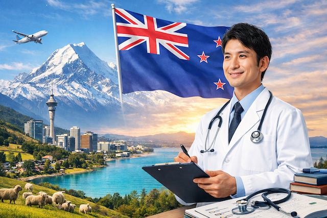 ニュージーランドで医師として働く方法：医師留学ガイド2026