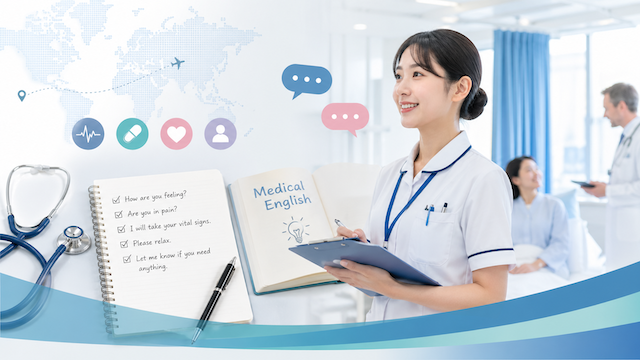 看護師が使う英語フレーズ集：医療英語ガイド【2026年版】